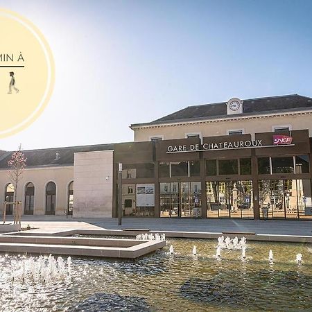 Апартаменти Cote Cour - Gare/Centre, Neuf, Clim Шатору Екстер'єр фото