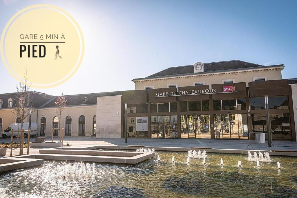 Апартаменти Cote Cour - Gare/Centre, Neuf, Clim Шатору Екстер'єр фото
